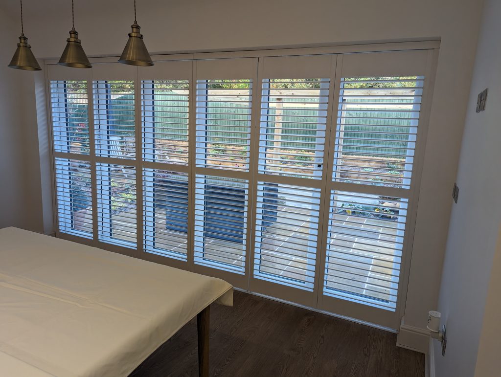 tracked shutters cester