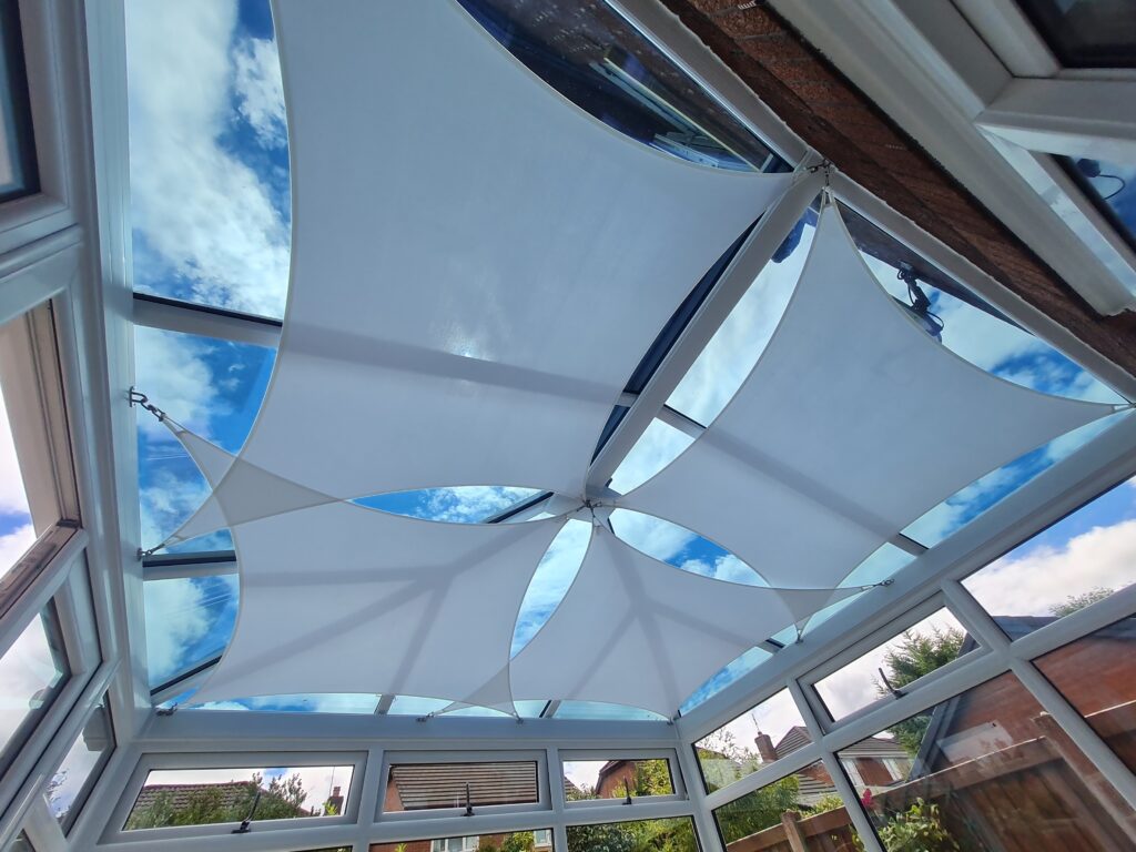 conservatory roof sails