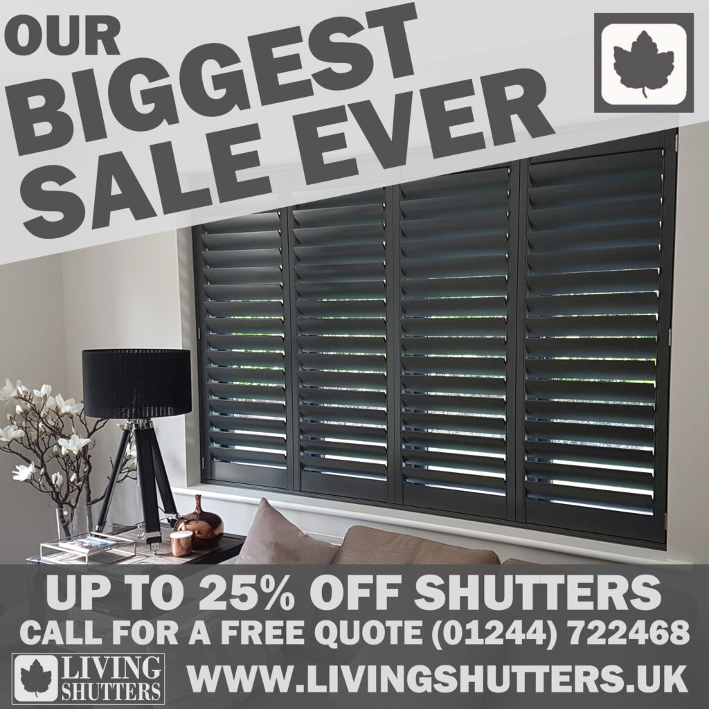 shutter sale Chester