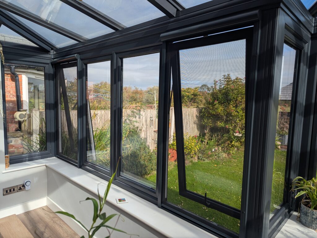 Bespoke colour match fly screens cheshire