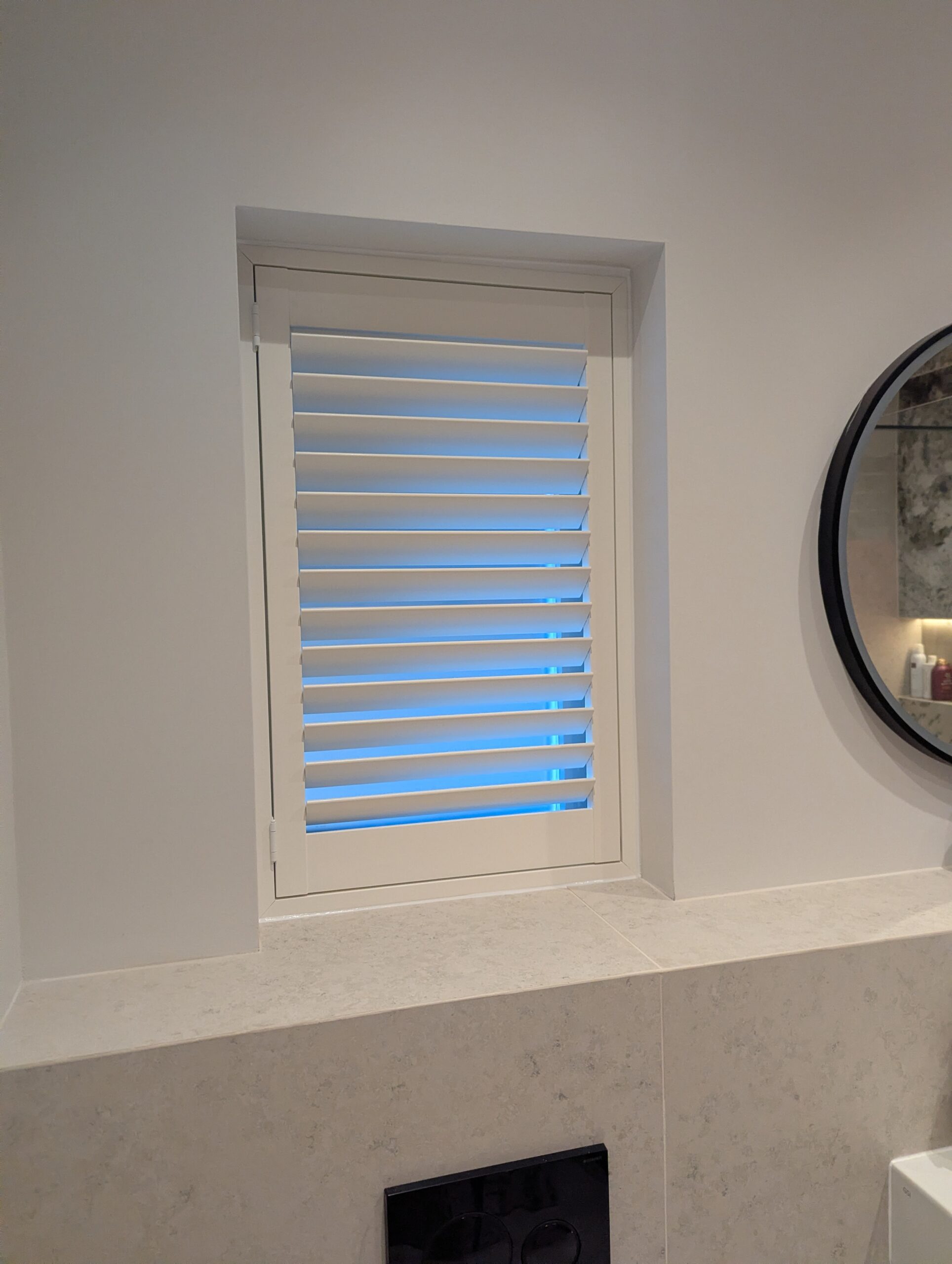 Dover White Hardwood Shutters installed in Cheshire (3)