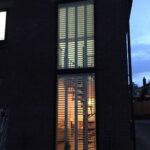 Tier on tier white hardwood shutter north wales