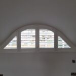 Bespoke Shaped shutter installed in Knutsford