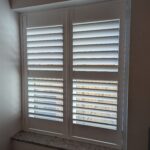 Iona Hybrid Shutters in Pure White Fitted in Ellesmere Port