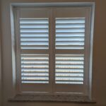 Iona Hybrid Shutters in Pure White Fitted in Ellesmere Port