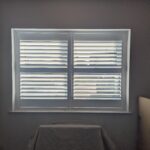 Iona Hybrid Shutters in Pure White Fitted in Ellesmere Port