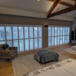 Tracked Shutters Installed over Bi Fold Doors in Chester (4)
