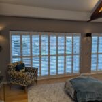 Tracked Shutters Installed over Bi Fold Doors in Chester (4)