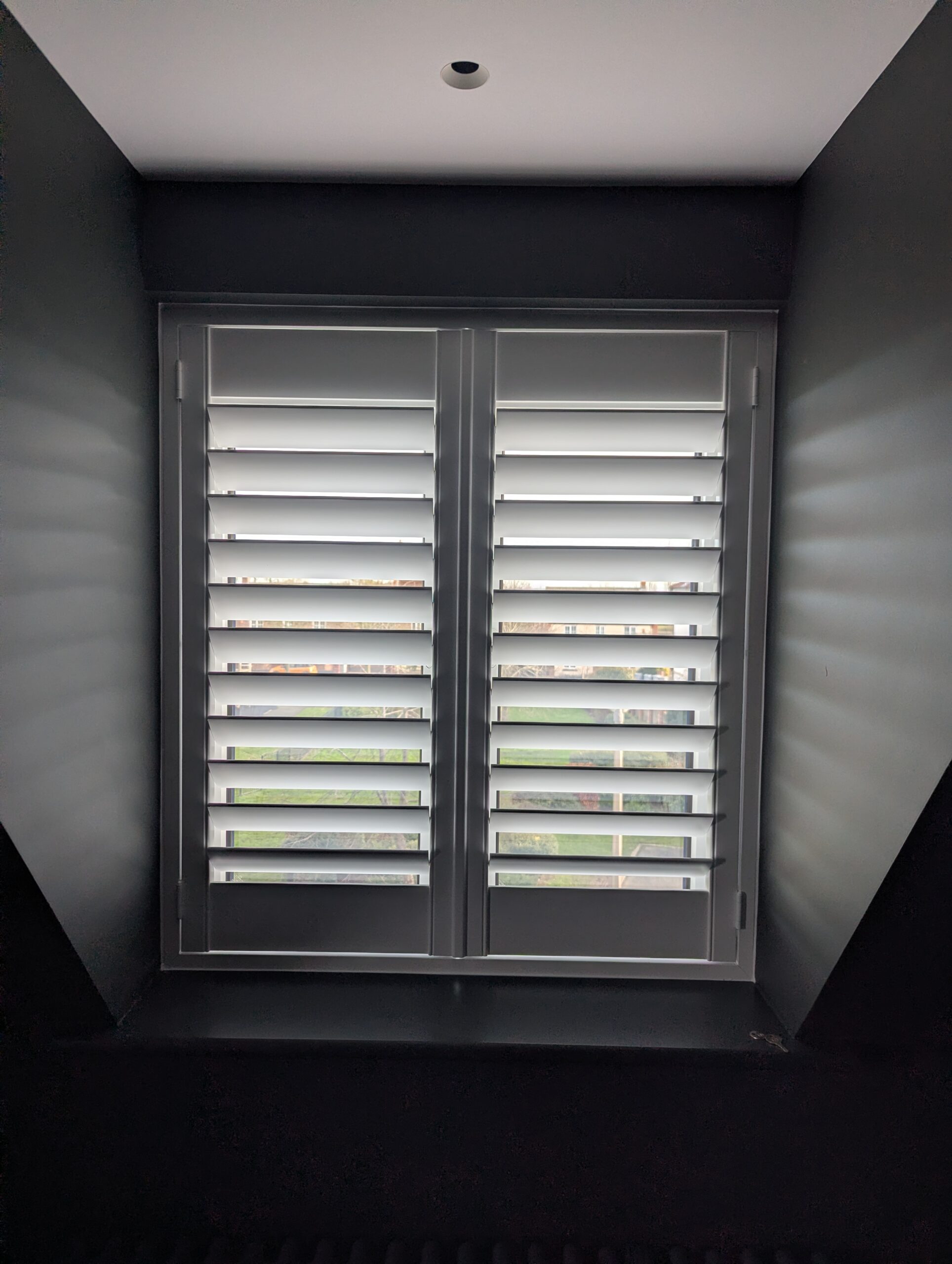Arran MDF shutters in Pure White installed in Middlewich Cheshire (3)