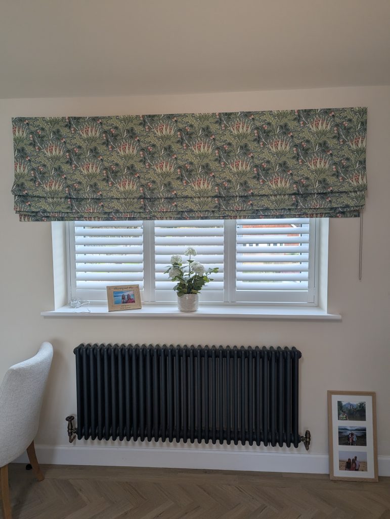 Arran MDF shutters in Pure White installed in Upton, Chester