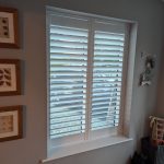 Arran MDF shutters in Pure White installed in Upton, Chester