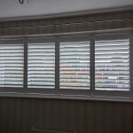Arran MDF shutters in Pure White installed in Upton, Chester