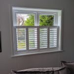 Cafe Style Arran MDF shutters in Pure White installed in Ellesmere Port (1)
