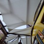 conservatory heat reducing sails from in shade