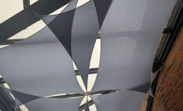 conservatory heat reducing sails from in shade