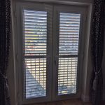 White perfect fit shutters installed in Manchester