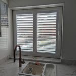 White perfect fit shutters installed in Manchester