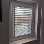 White perfect fit shutters installed in Manchester