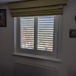 White perfect fit shutters installed in Manchester