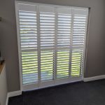 white mdf shutters installed in macclesfield cheshire