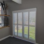 white mdf shutters installed in macclesfield cheshire